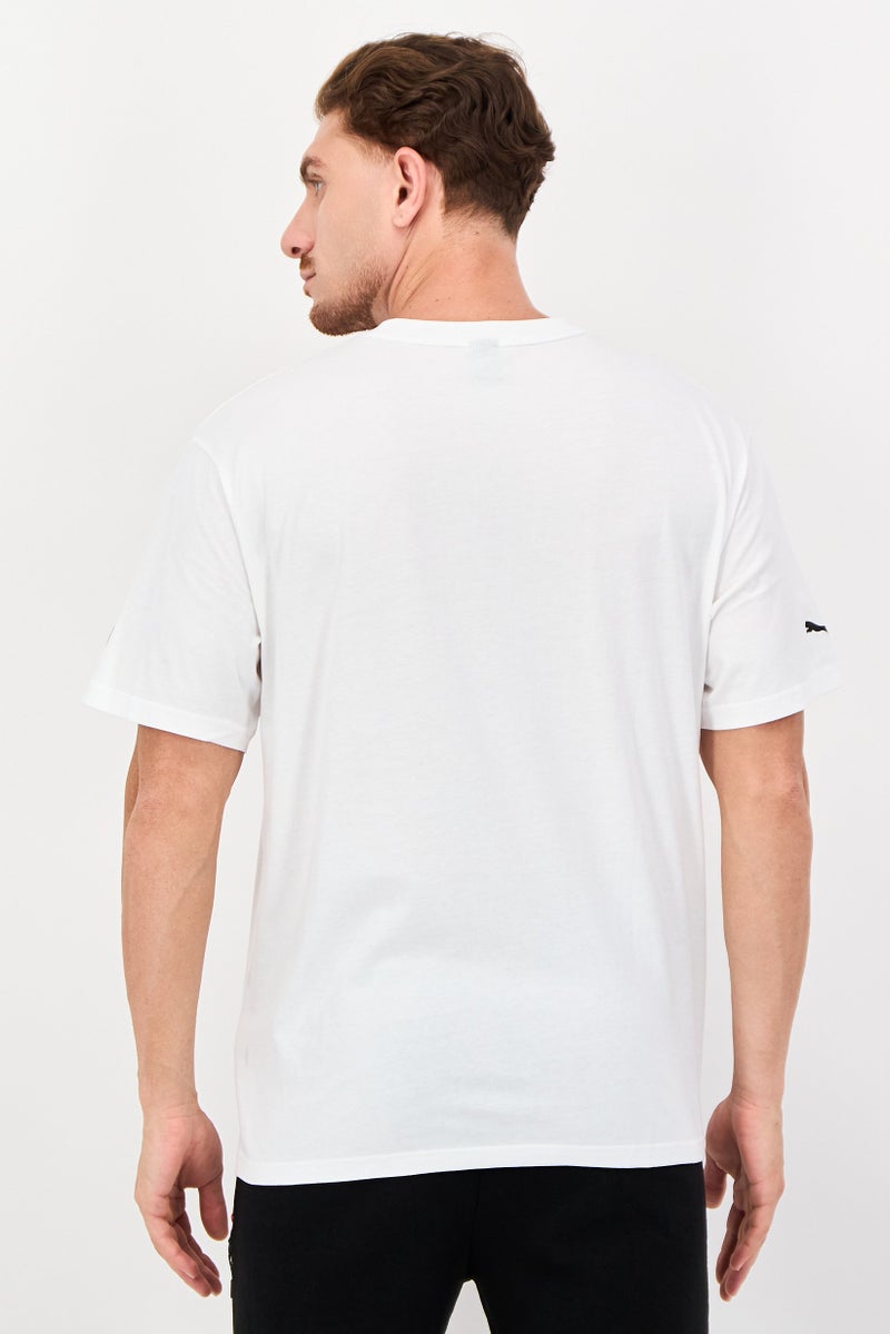 Puma x Scuderia Ferrari Men Sportswear Fit Short Sleeve Outdoor T-Shirt, White - Image 3